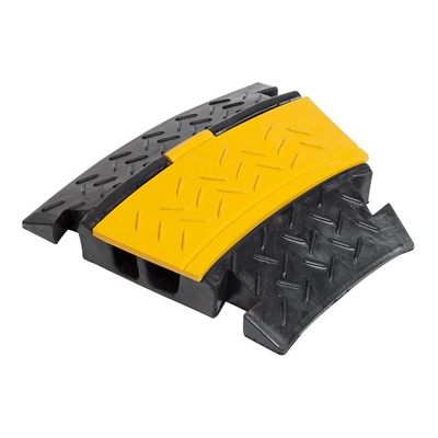 Cable Tray - Cable Cover - 2 Channel - Corner Piece