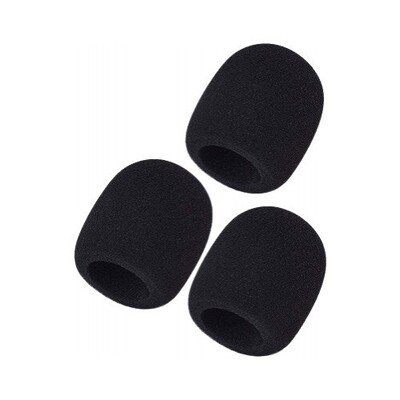 CKMOVA FW-4 Foam Windscreen for Lavalier Microphone - 3-Pack