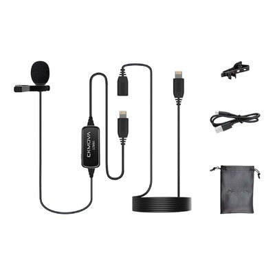 CKMOVA LCM6L Lavalier Omnidirectional Condenser Microphone for iOS Devices