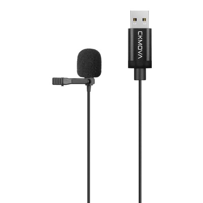 CKMOVA LUM4 USB Lavalier Microphone for Windows and Mac Computers 