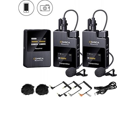 COMICA BoomX-D2 Digital Wireless Lavalier Microphone System