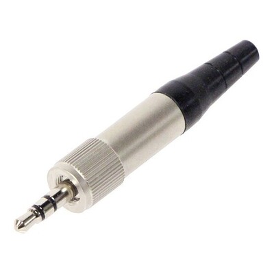 Cable Techniques CT-3.5TRS-DLX Deluxe 3.5mm TRS Locking Connector - Nickel