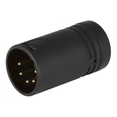 Cable Techniques CT-BX5M-K Low-Profile Right Angle Male 5-Pin XLR Connector