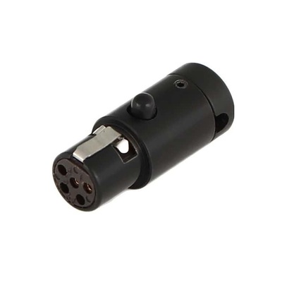 Cable Techniques CT-LPS-TA5-K LPS Low-Profile Right Angle TA5F Connector - Black