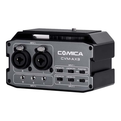 Comica CVM-AX3 XLR Combo Jack Dual Channel Audio Mixer