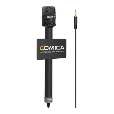 COMICA HRM-S Cardioid Handheld Condenser Microphone with Cable for Smartphone