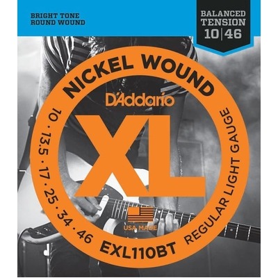 D'Addario EXL110BT XL Balanced Tension Electric Guitar Strings 10-46