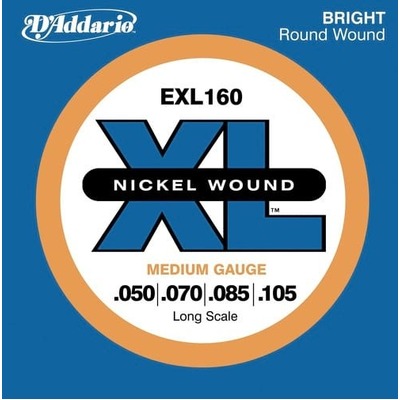 D'Addario EXL160 Electric Bass Guitar Strings 50-105