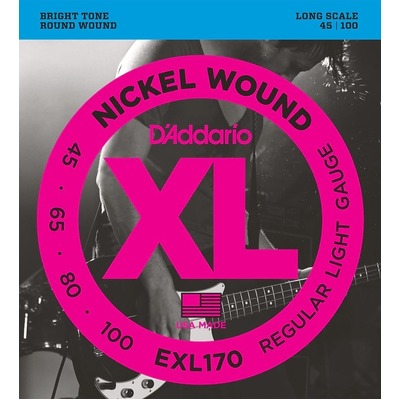 D'Addario EXL170 Electric Bass Guitar Strings 45-100