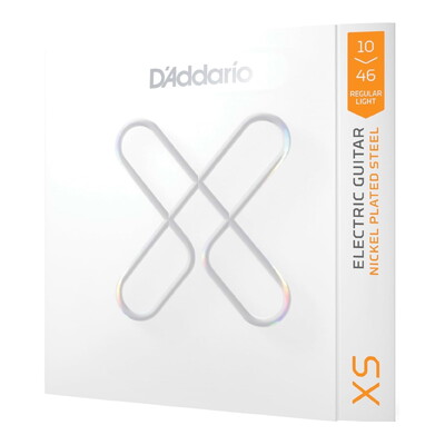 D'Addario XSE1046 XS Coated Nickel Plated Electric Guitar Strings 10-46