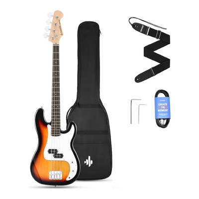 Dean Z Metalman 4-String Electric Bass Guitar - Black