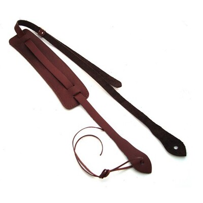 DSL UKESTRAP16-2 Ukulele Strap - Maroon/Brown