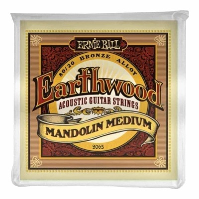 Ernie Ball 2065 Earthwood Med Loop End 80/20 Bronze Mandolin Strings