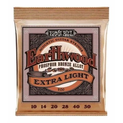 Ernie Ball 2150 Earthwood Extra Light Phosphor Bronze Acoustic Guitar Strings