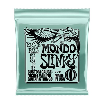 Ernie Ball 2211 Mondo Slinky Nickel Wound Electric Guitar Strings - 10.5 - 52