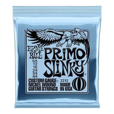 Ernie Ball 2212 Primo Slinky Electric Guitar Strings 9.5 - 44
