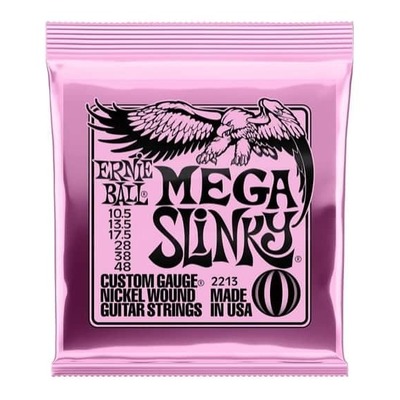 Ernie Ball 2213 Mega Slinky Electric Guitar Strings 10.5 - 48