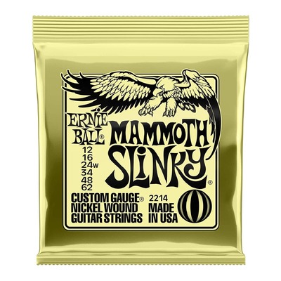 Ernie Ball 2214 Mammoth Slinky Electric Guitar Strings 12 - 62
