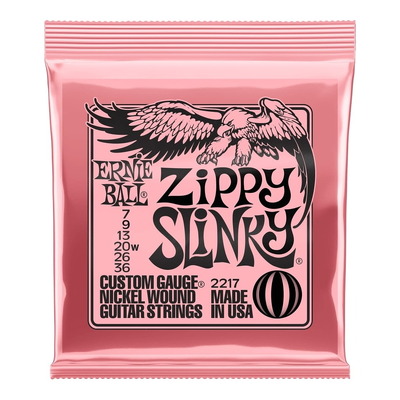 Ernie Ball 2217 Zippy Slinky Electric Guitar Strings 7-36