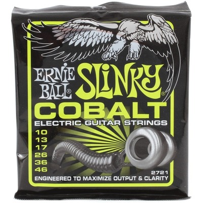 Ernie Ball 2721 Cobalt Regular Slinky Electric Guitar Strings 10 - 46