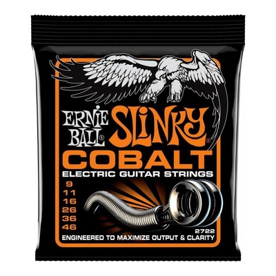 Ernie Ball 2722 Cobalt Hybrid Slinky Electric Guitar Strings - 09-46