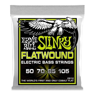 Ernie Ball 2812 Regular Slinky Flatwound Bass Guitar Strings - 50 - 105