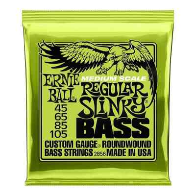 Ernie Ball 2856 Regular Slinky Wound Medium Scale Bass Strings - 45-105