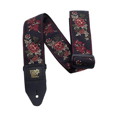 Ernie Ball 4142 Jacquard Guitar Strap - Red Rose