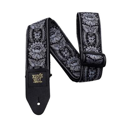 Ernie Ball 4150 Jacquard Guitar Strap - Royal Orleans Silver