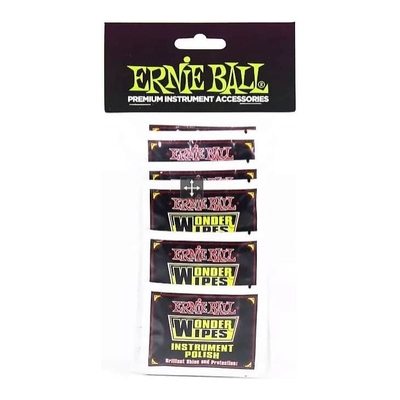 Ernie Ball Wonder Wipes - Guitar Instrument Polish (20 pack)