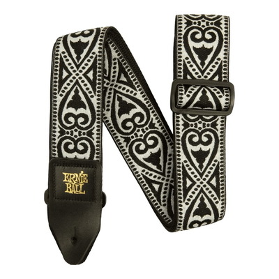 Ernie Ball 5345 Jacquard Guitar Strap - Black Heart