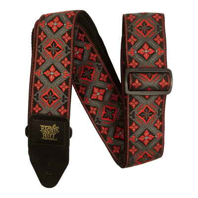 Ernie Ball 5346 Jacquard Guitar Strap - Red King