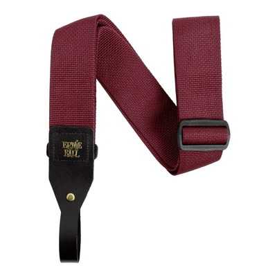Ernie Ball 5367 Polypro Acoustic Guitar Strap - Burgundy