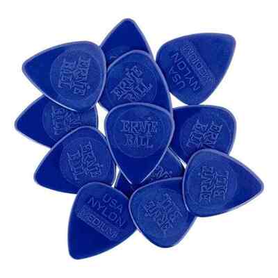 Ernie Ball 9136 Injection Molded Nylon Medium Picks 0.72mm - 12-Pack