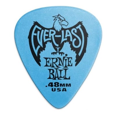 Ernie Ball 9181 Blue Everlast Delrin Guitar Picks 0.48mm - 12-Pack