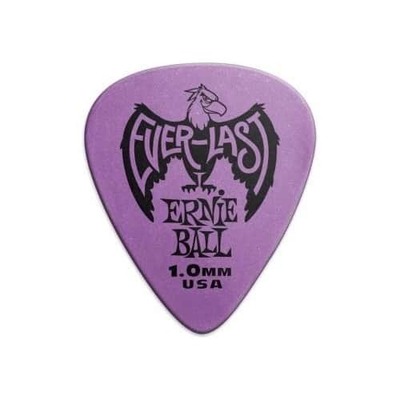 Ernie Ball 9193 Purple Everlast Delrin Guitar Picks 1.0mm - 12-Pack