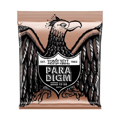 Ernie Ball PARADIGM Medium Phosphor Bronze Acoustic Guitar Strings - 13-56
