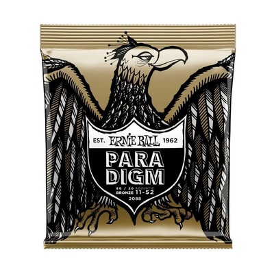 Ernie Ball PARADIGM Light 80/20 Bronze Acoustic Guitar Strings - 11-52
