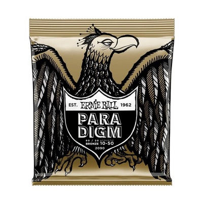 Ernie Ball PARADIGM Ex Light 80/20 Bronze Acoustic Guitar Strings - 10-50