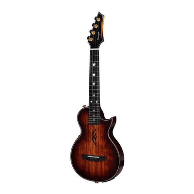 Enya E6 FE Custom Solid Acacia Tenor Ukulele with AcousticPlus Pickup