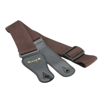 Enya ES-G Deluxe Adjustable Cotton Guitar Strap - Brown
