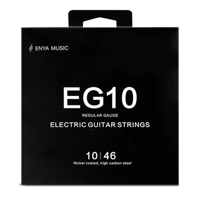 Enya EG10 Nickel High-Carbon Coated Electric Guitar Strings Set - 10-46