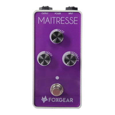 Foxgear MAITRESSE Vintage Analog Flanger Guitar Effect Pedal