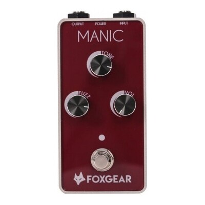 Foxgear MANIC Vintage Fuzz Guitar Effect Pedal