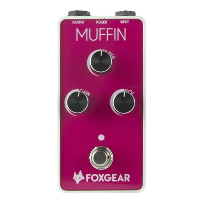 Foxgear MUFFIN Guitar Gilmourish Russian Muff Distortion Guitar Effect Pedal