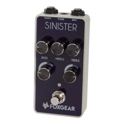 Foxgear Sinister Class A FET Metal Distortion Guitar Effects Pedal