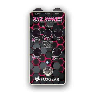 Foxgear XYZ WAVES 5 Modulations Guitar Effects Pedal