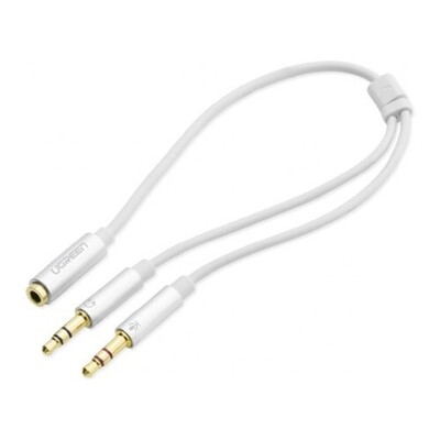 UGREEN 20897 TRRS Female to Dual TRS Male Headset Mic Audio Y Splitter