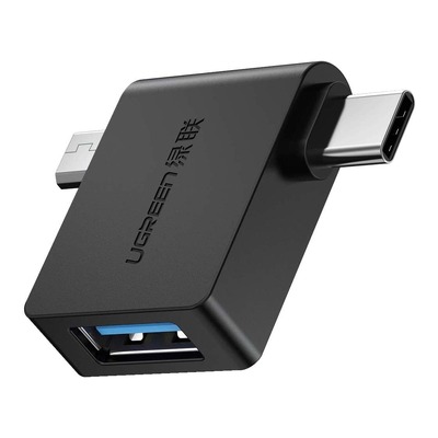 UGREEN 30453 2-in-1 USB-C Micro USB OTG Adapter