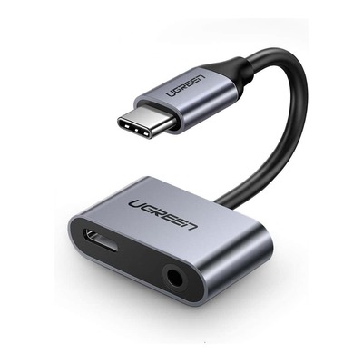 UGREEN 50596 USB-C to 3.5mm TRRS Jack Headphone and Charging Adapter
